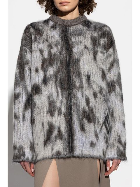The Attico jacquard-knit sweater - Grey - zdjęcie produktu nr 2