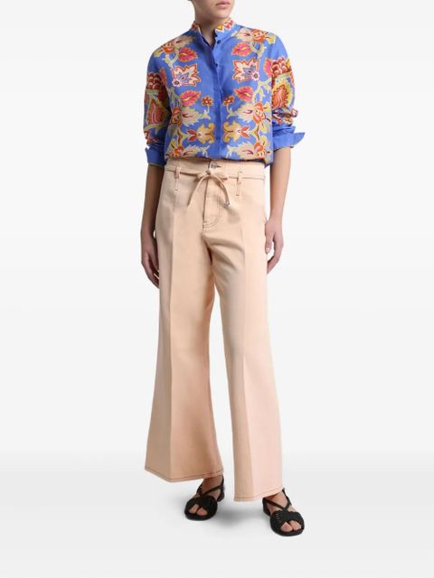 ETRO floral-print shirt - Blue