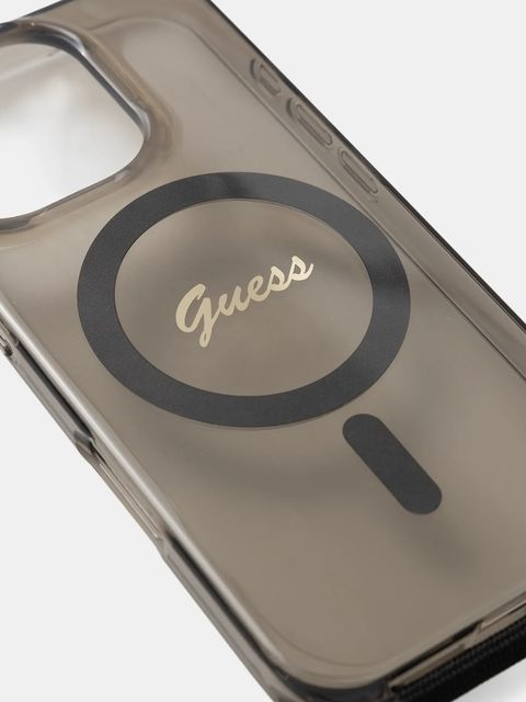 Guess etui na telefon iPhone 16 Pro 6.3" kolor czarny GUHMP16LHCTSGNSK - zdjęcie produktu nr 2