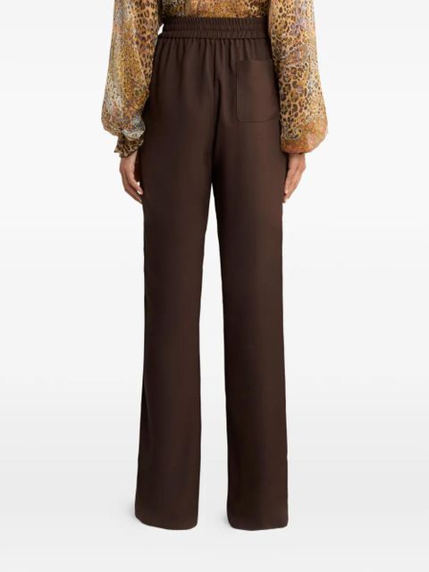 ETRO drawstring wide-leg trousers - Brown
