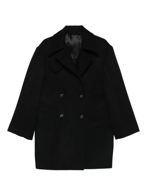 TOTEME Broad double-breasted peacoat - Black - zdjęcie produktu nr 1