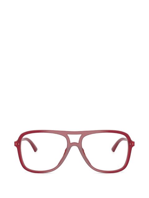 Jimmy Choo pilot metal glasses - Red - zdjęcie produktu nr 1