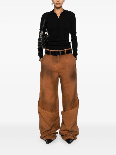 The Attico knitted sweater - Black