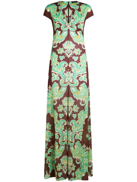 ETRO graphic-print jersey dress - Green - zdjęcie produktu nr 1