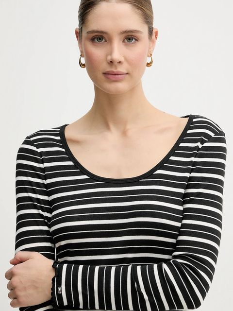 Tommy Hilfiger longsleeve kolor czarny WW0WW47814