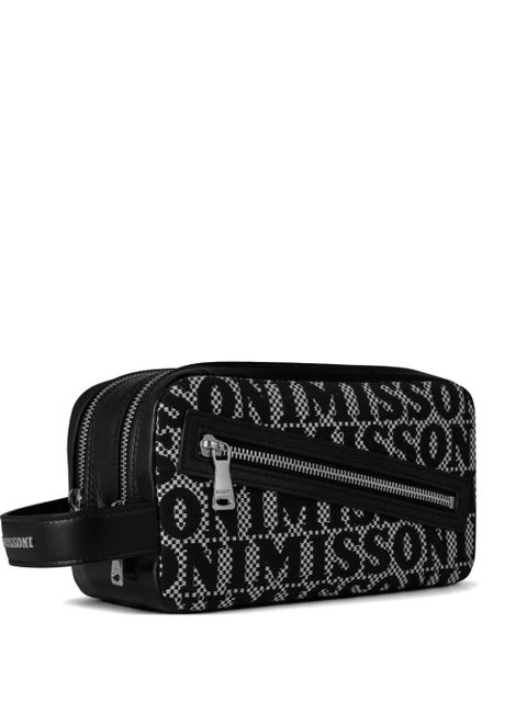 Missoni logo-pattern clutch bag - Black - zdjęcie produktu nr 1