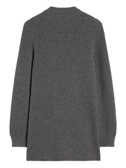 Jil Sander ribbed mini dress - Grey