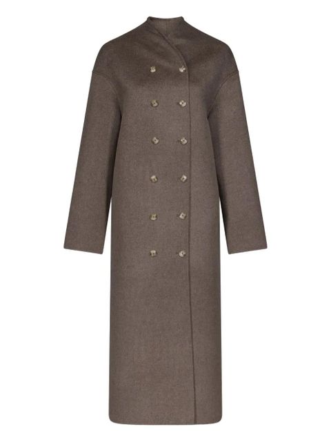 LouLou de Saison AMORY double-breasted button coat - Brown - zdjęcie produktu nr 1