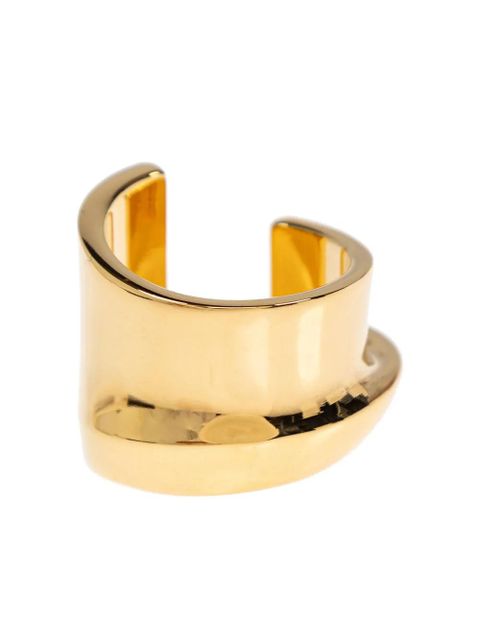 Jacquemus curved brass ring - Yellow - zdjęcie produktu nr 1