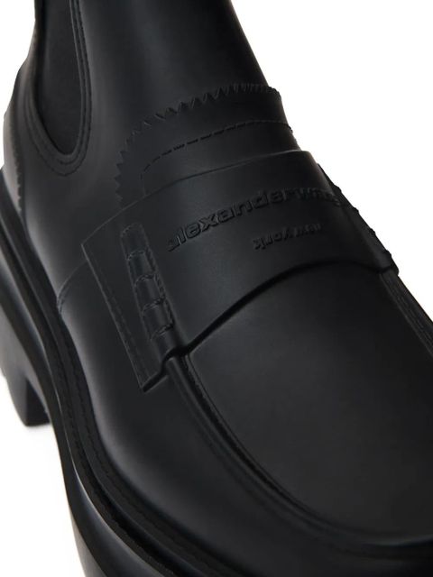 Alexander Wang Carter panelled leather Chelsea boots - Black