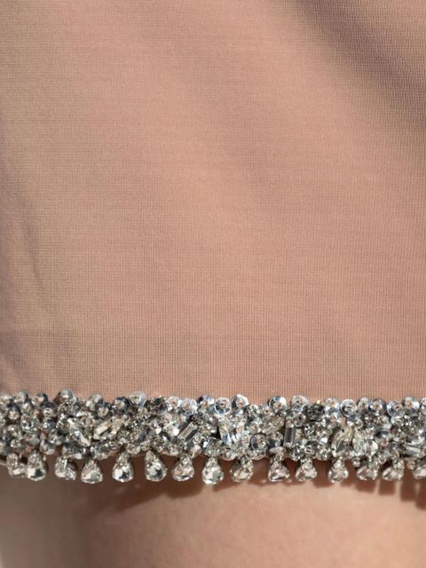 AMIRI crystal-embellished slip dress - Pink