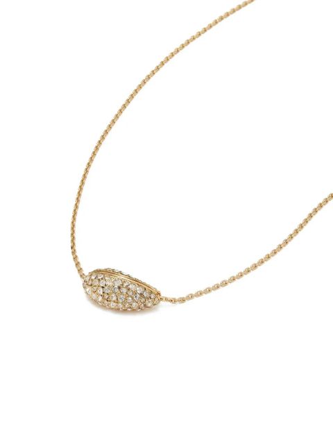 Tory Burch pave shell necklace - Gold