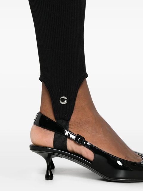 Coperni high-waisted stirrup trousers - Black