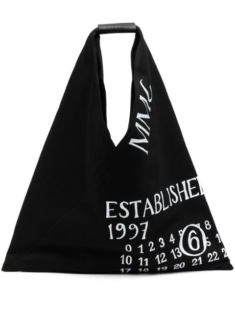 MM6 Maison Margiela logo-print shoulder bag - Black - zdjęcie produktu nr 1
