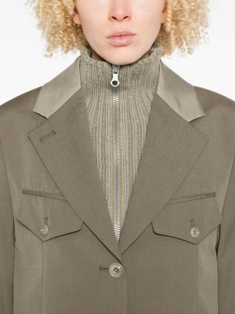 OUR LEGACY Cruise oversized pocket blazer - Green