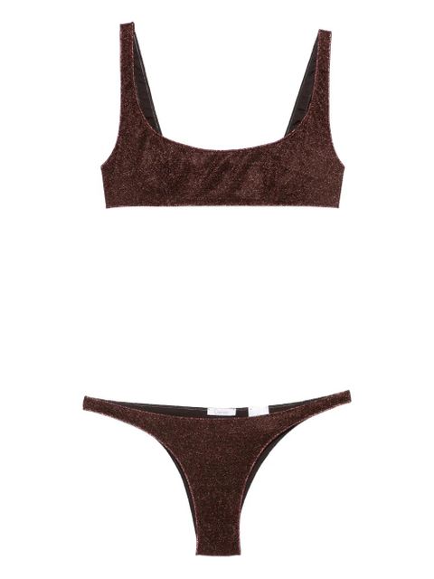 Oséree square neck beachwear - Brown - zdjęcie produktu nr 1