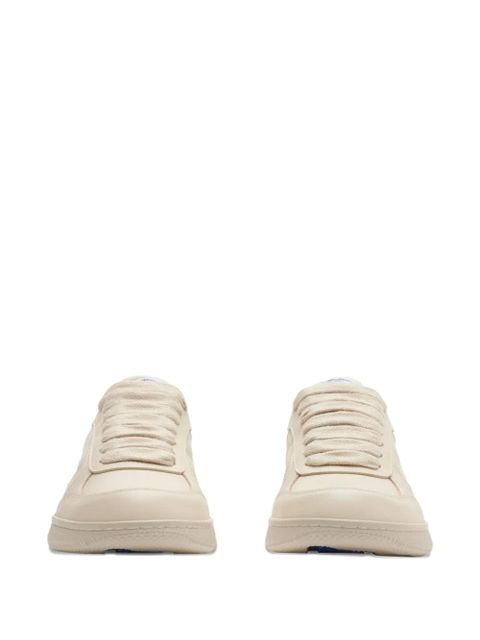 Burberry Terrace check-panel leather sneakers - Neutrals - zdjęcie produktu nr 2
