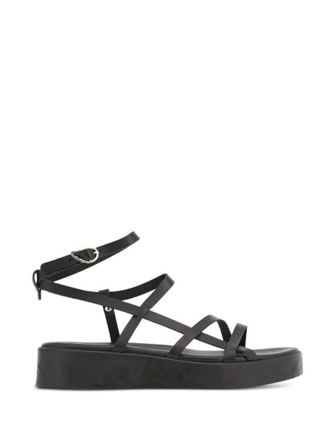 Ancient Greek Sandals Stiliani leather platform sandals - Black - zdjęcie produktu nr 1