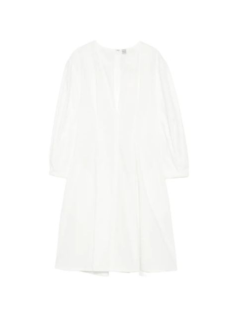 TOTEME balloon-sleeves mini dress - White - zdjęcie produktu nr 1
