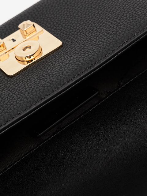 MICHAEL Michael Kors torebka skórzana kolor czarny 30R6G2RL5L