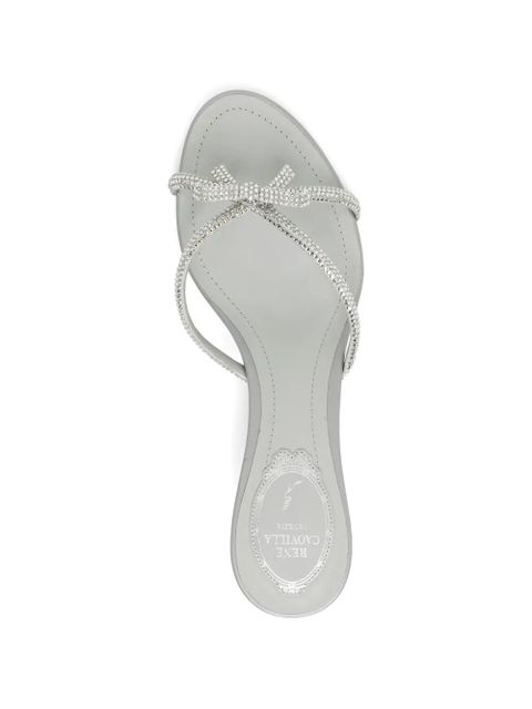 René Caovilla 50mm Lynette sandals - Grey