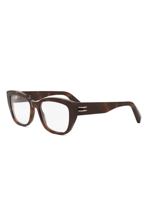 Bvlgari tortoiseshell-effect glasses - Brown - zdjęcie produktu nr 1