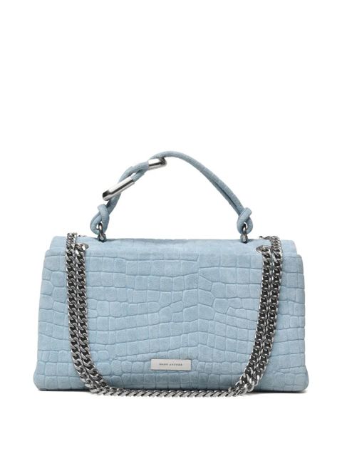 Marc Jacobs The Suede Croc dual-chain shoulder bag - Blue