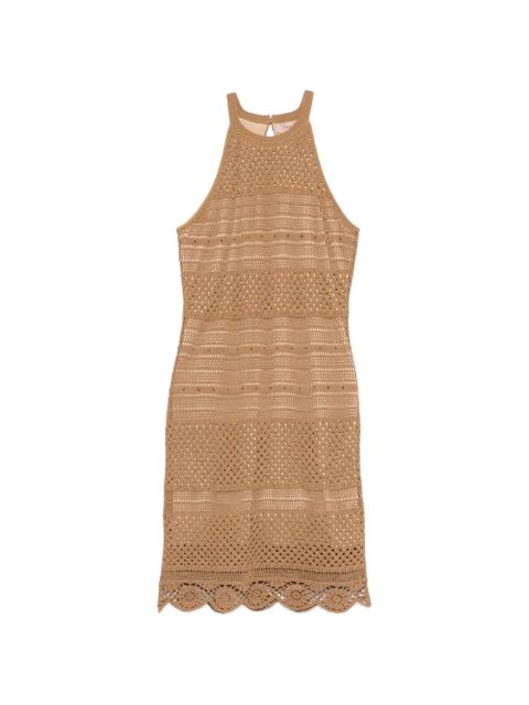 TWINSET crochet mini dress - Neutrals - zdjęcie produktu nr 1