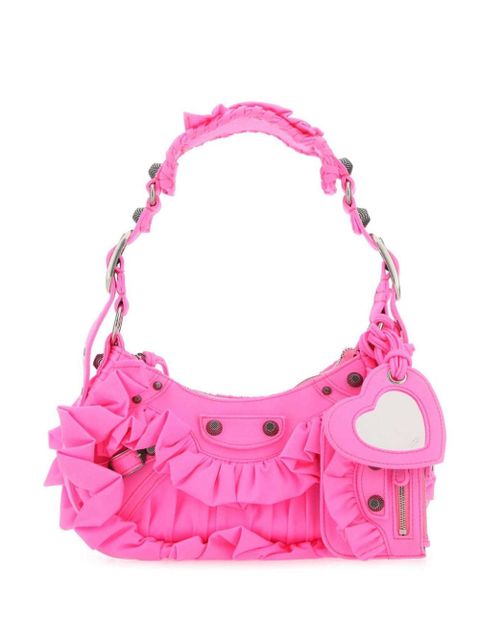 Balenciaga Le Cagole ruffles shoulder bag - Pink - zdjęcie produktu nr 1