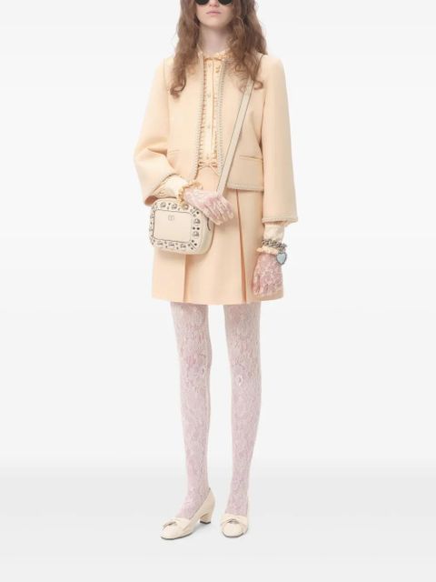 Valentino Garavani mini Crepe Couture skirt - Neutrals