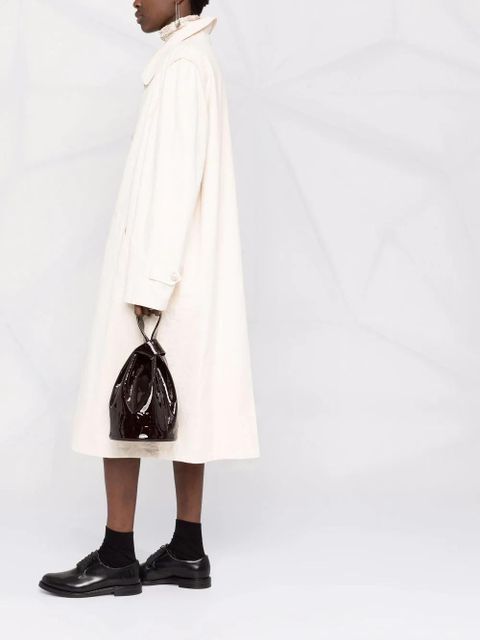Maison Margiela single-breasted midi coat - Neutrals