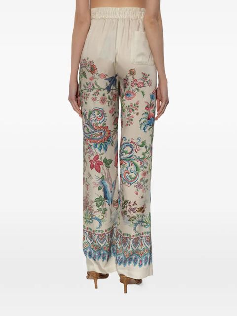 ETRO floral-print trousers - Neutrals