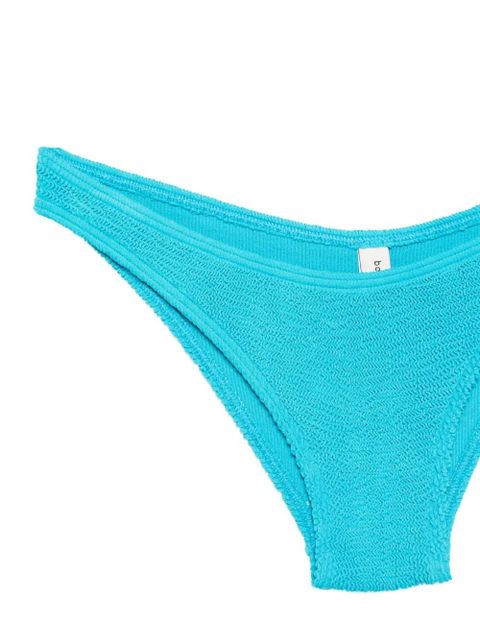 Bond-eye Sign textured bikini bottoms - Blue
