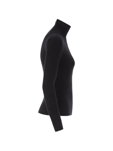 Max Mara ribbed turtleneck jumper - Black