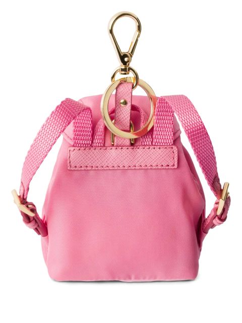 Prada mini Icon Re-Nylon bag charm - Pink