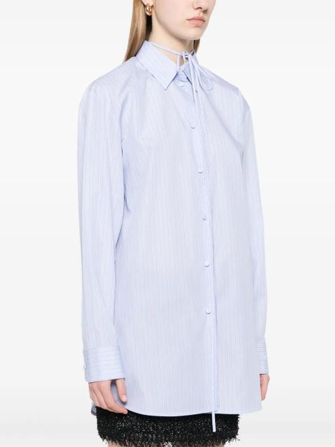Gucci striped cotton shirt - Blue