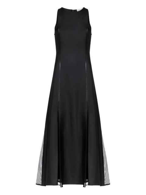 LouLou de Saison Iraka lace-stitching midi dress - Black - zdjęcie produktu nr 1
