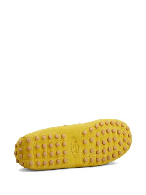 Tod's ruffled loafers - Yellow