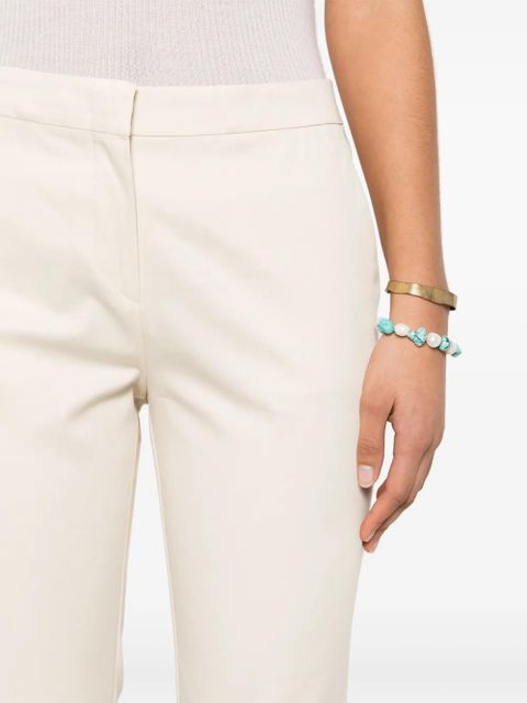 ETRO cropped gabardine trousers - Neutrals