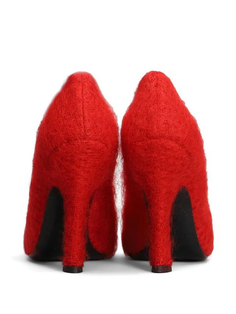Magda Butrym 115mm loomed pointed pumps - Red