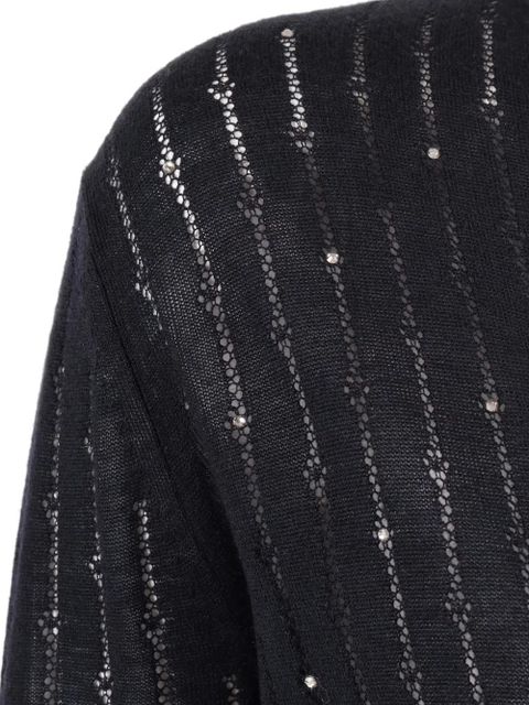 Max Mara Nogara embellished cardigan - Blue