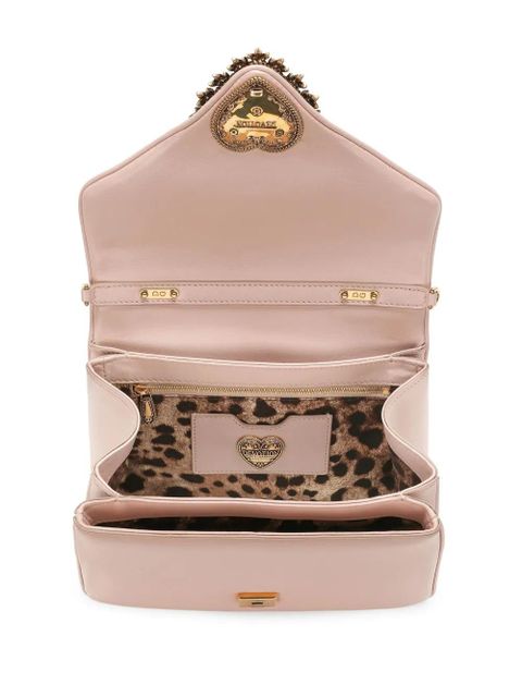 Dolce & Gabbana Devotion leather tote bag - Pink