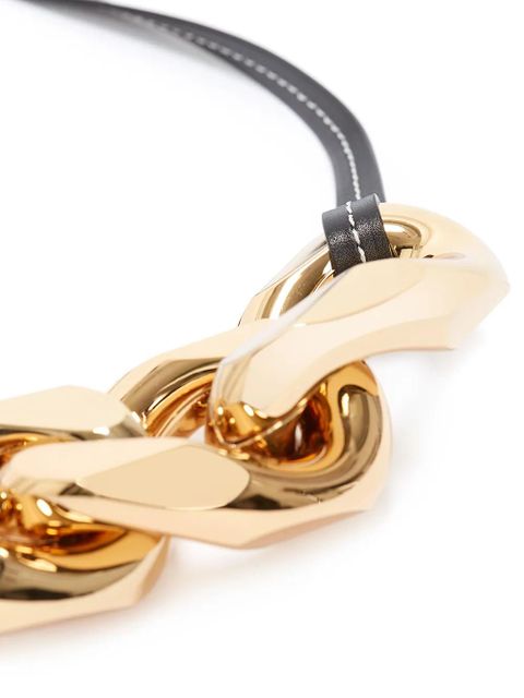 JW Anderson large chain-link necklace - Black - zdjęcie produktu nr 2