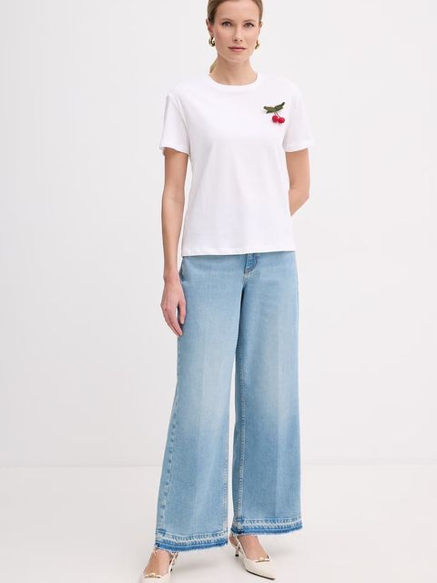 Twinset t-shirt damski bawełniany - zdjęcie produktu nr 1