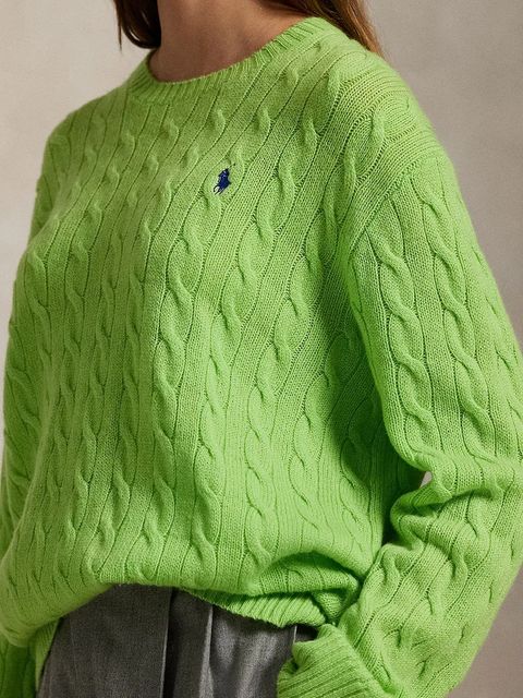 Polo Ralph Lauren sweter damski kolor zielony 211972115