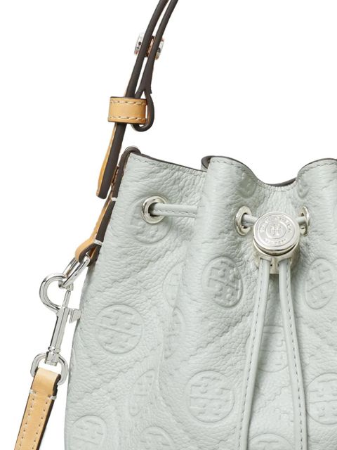 Tory Burch mini T Monogram bucket bag - Grey