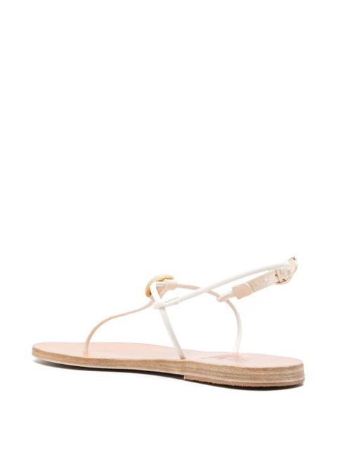 Ancient Greek Sandals Dimitra leather sandals - White