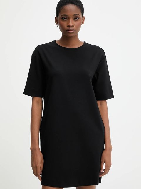 United Colors of Benetton sukienka kolor czarny mini prosta 47CKDV0BW - zdjęcie produktu nr 1