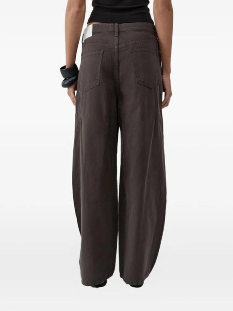 St. Agni barrel mid-rise jeans - Brown