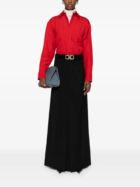Victoria Beckham A-line maxi skirt - Black